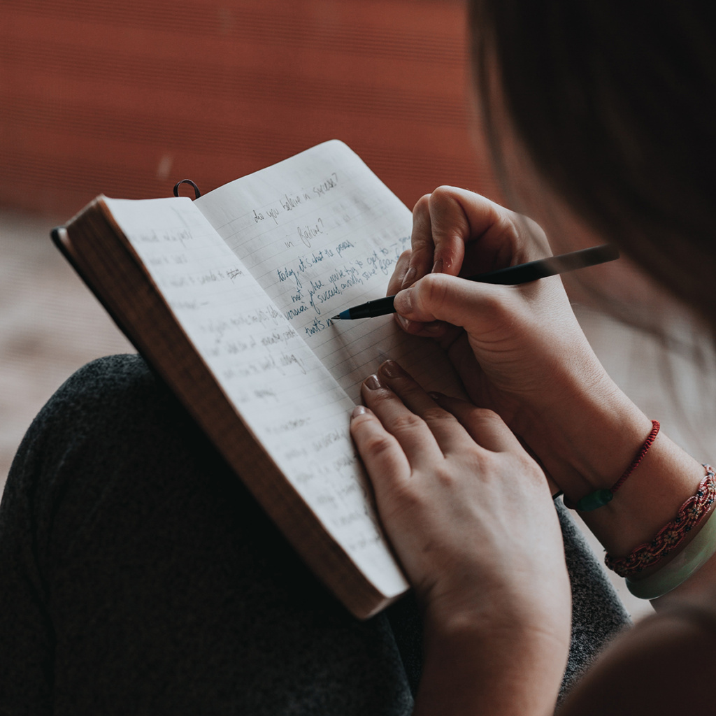 Hoe kun je je gedachten opschrijven?